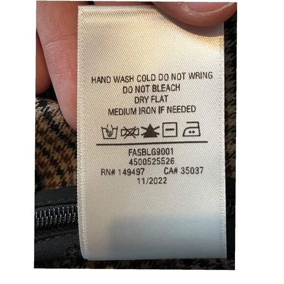 Favorite Daughter pants The Suits You Plaid High Waist Slit Hem Leggings 18 - Picture 8 of 8